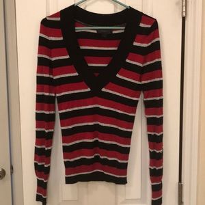 Red Striped Sweater from Express